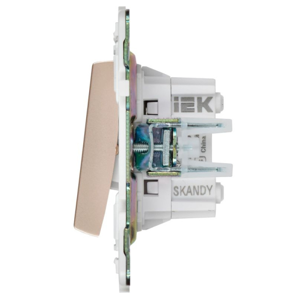 Выключатель перекрестный 2-кл. SKANDY 10А SK-V06Sa песочн. IEK SK-V23-0-10-K98
