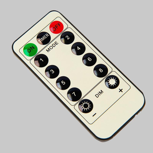 Гирлянда светодиодная "Роса" ULD-S10000-1000/DTA/RC WHITE IP44 100м 1000LED бел. пульт ДУ провод прозр. Uniel UL-00009945