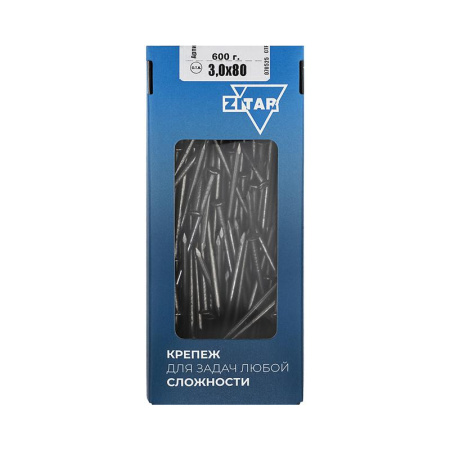 Гвоздь строительный 3х80 (уп.600г) Tech-Krep/Zitar 102006