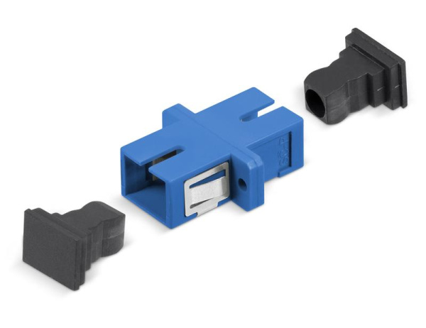 Соединитель проходной SC-SC-SM SC-SC SM для одномод. кабеля simplex Cabeus 7023c