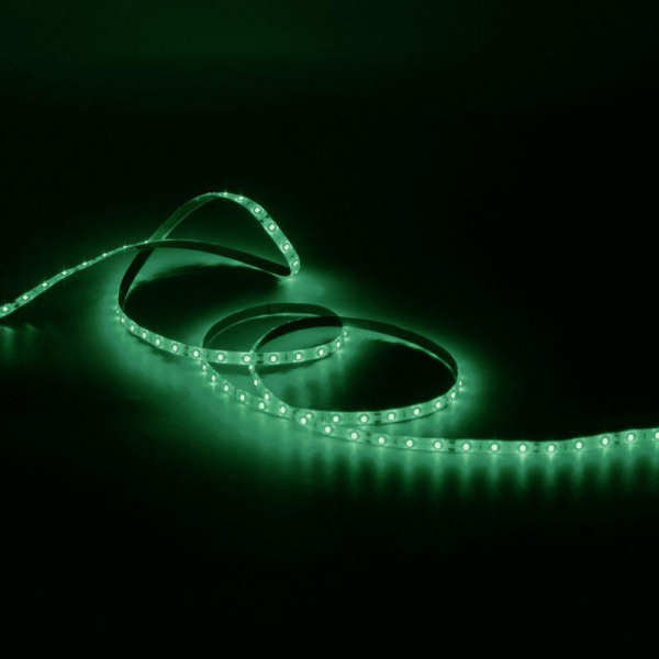 Лента светодиодная Black 2835/60-SMD 4.8Вт/м зел. IP66 210лм/м 12В (блист.5м) GAUSS 311000605