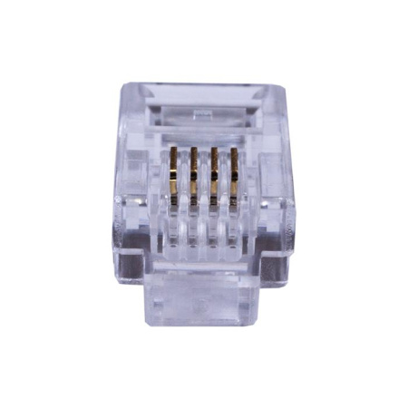 Коннектор 6P4C (RJ-11) (уп.100шт) SUPRLAN 10-0227