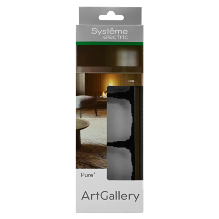 Рамка 3-м ArtGallery Pure органич. стекло мокко SE GAL320603