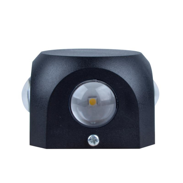 Светильник светодиодный ULU-P30D-4W/4000K IP65 BLACK 4000К уличный архитектурный накладной черн. Uniel UL-00010521
