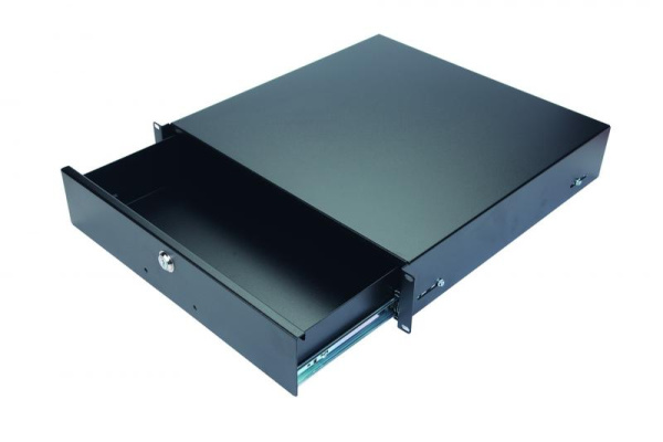 Ящик для документации выдвижной 3U 460мм Eurolan 60A-12-03-11BL