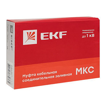 Муфта соединительная заливная МКС(Б) 6-25кв.мм (клеммник) PROxima EKF mks-3-k-b