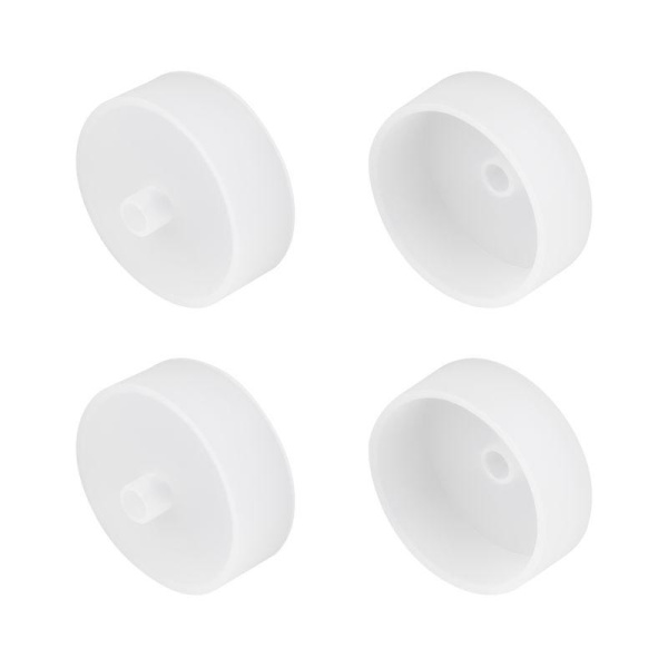 Заглушка WPH-FLEX-D40-360deg WHITE с отверстием силикон (комплект) Arlight 047249