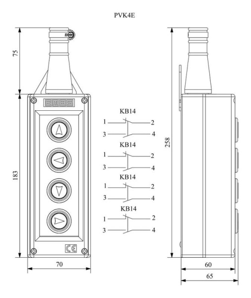 Пульт управления EMAS PVK4E