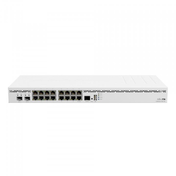Маршрутизатор CCR2004-16G-2S+ 16х1Гбит RJ45 2х10Гбит SFP+ Mikrotik 1851831
