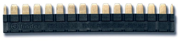 Соединитель шинный 16п для интерфейсных модулей 39 серии черн. FINDER 093160