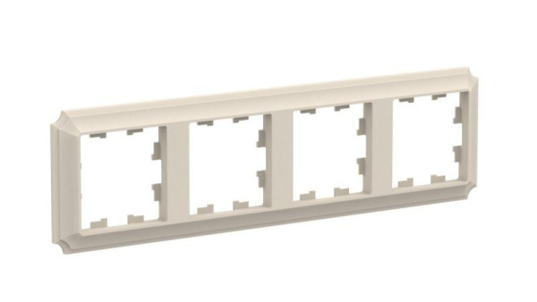 Рамка 4-м AtlasDesign Antique универс. беж. SE ATN100204