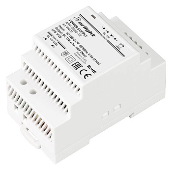 Блок питания ARV-DR60-12 12В 4.5А 54Вт IP20 DIN-рейка Arlight 034672