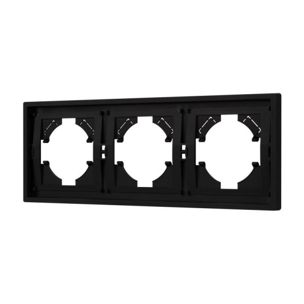 Рамка 3-м FRM-TENDO-SFPL-3-BK пластик. черн. Arlight 054650