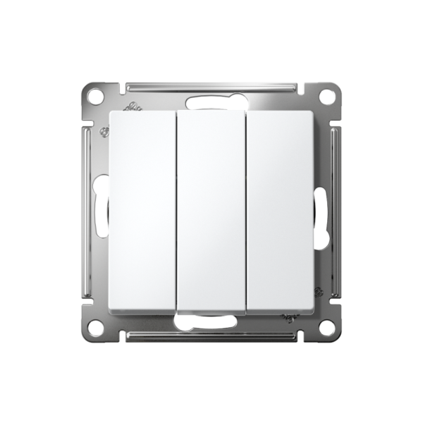 Выключатель 3-кл. СП AtlasDesign 10А IP20 (сх. 1+1+1) 10AX механизм бел. SE ATN000131
