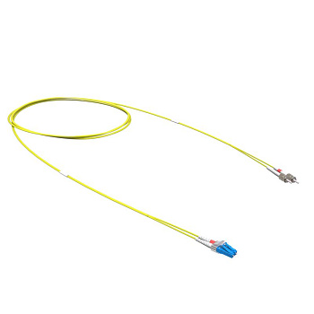 Шнур оптический коммутационный переходной Duplex LC-UPC/ST-UPC 9/125 OS2 5м DKC RNPC9DSULU5