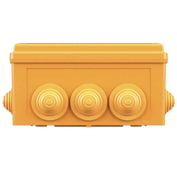 Коробка ответвительная FS 150х110х70мм IP55 4п 450В 32А 10кв.мм с кабельными вводами и клеммниками нерж. контакт пластик. DKC FSK21410