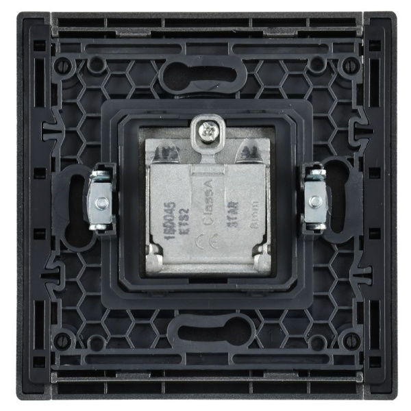 Розетка 2-м TV+SAT FORTE&PIANO FP538 сталь IEK FP-AF20-O-K46