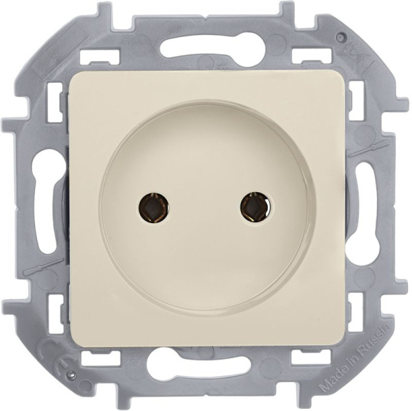 Розетка 1-м СП Inspiria 16А IP20 250В 2P механизм сл. кость IEK 673711