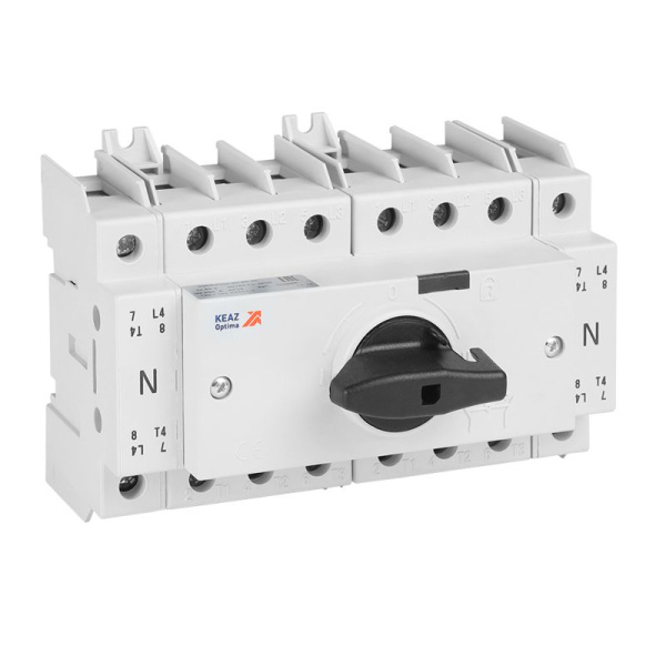 Выключатель-разъединитель реверсивный 4п 100А OptiSwitch DI-100-4C КЭАЗ 332090