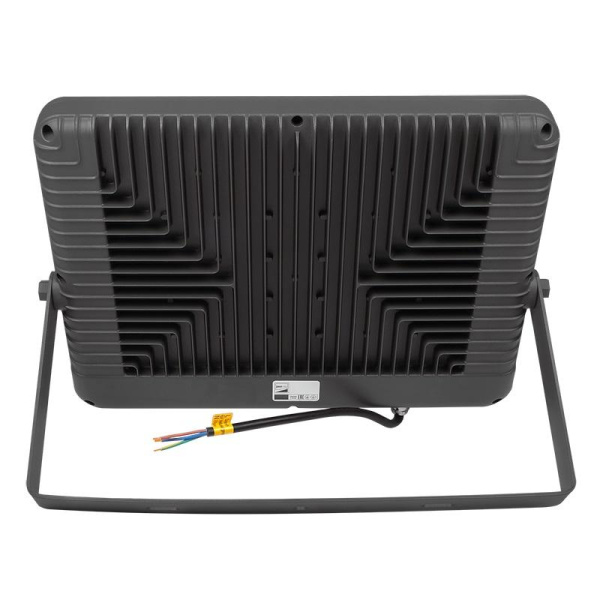 Прожектор светодиодный PFL-S2 300Вт 6500К IP65 220–240В ДО с клапаном закален. матов. стекло сер. JazzWay 5007963D