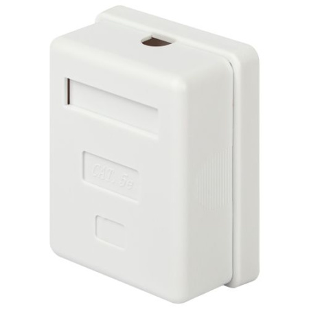 Розетка компьютерная 1-м RJ45 кат.5E неэкранир. RJ01UN Эра Б0056900