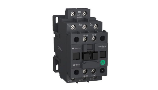 Контактор MC1D 3п 12А кат. 110В AC 1НО+1НЗ SE MC1D12F7