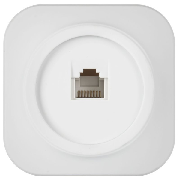 Розетка компьютерная ОП GLORY РК10-ХБм RJ45 кат.5E бел. матов. IEK EKH10-K01M