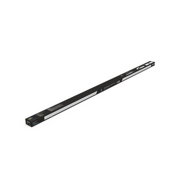 Светильник светодиодный Black 12Вт 4000К IP20 1050лм 170-264В 865х22х37мм ДВО линейный накладной бел. GAUSS 130511212