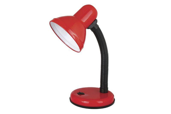 Светильник UF-301 С04 настол. 230В 60Вт красн. Ultraflash 12358