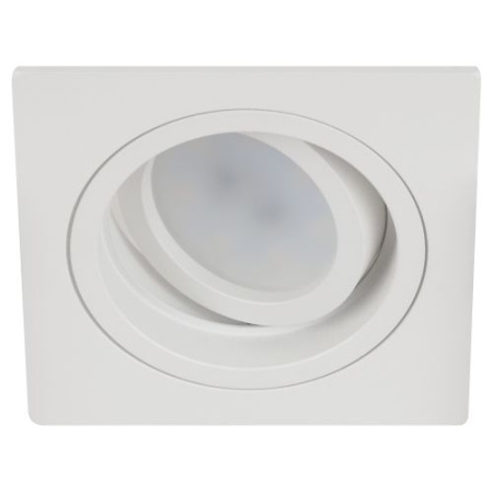 Светильник встраиваемый алюм. KL85 WH MR16/GU5.3 бел. Эра Б0054348