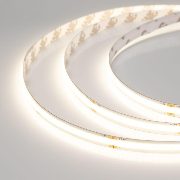 Лента светодиодная COB-X378-8mm 24V Day 4000К 11Вт/м IP20 (уп.5м) Arlight 031884(3)