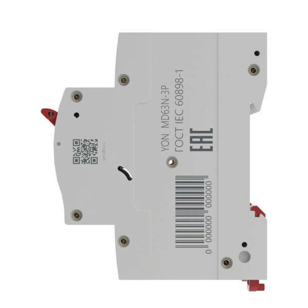 Выключатель автоматический модульный 3п C 3А 6кА YON макс (YON max) MD63N YON MD63N-3PC3