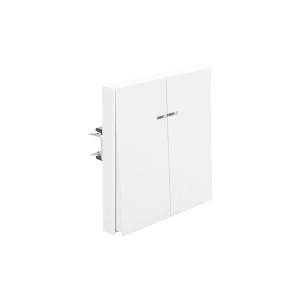 Выключатель 2-кл. СП STRONG MIELE 10А с подсветкой жемчуг Kranz KR-78-0714-4