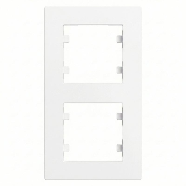 Рамка 2-м вертикальная Karea RIZZ бел. Makel 88001707