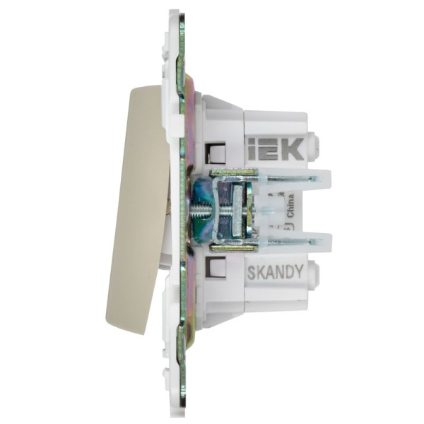 Выключатель перекрестный 2-кл. SKANDY 10А SK-V06B беж. IEK SK-V23-0-10-K10