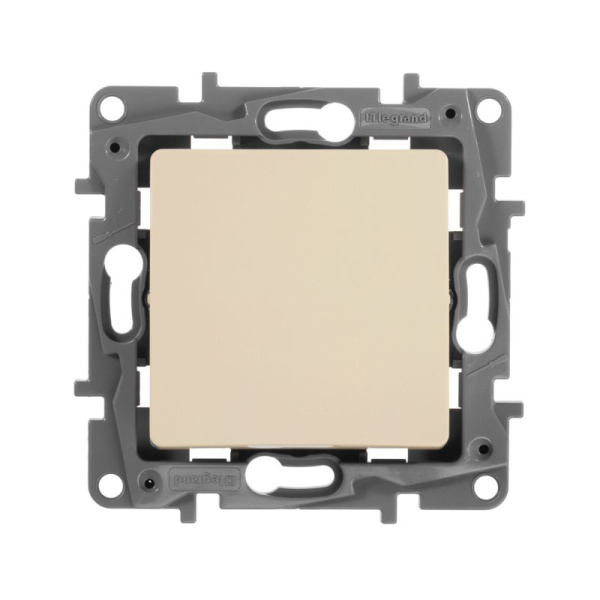 Переключатель 1-кл. СП Etika 10А IP20 250В 10AX безвинтов. зажимы механизм сл. кость IEK 672305