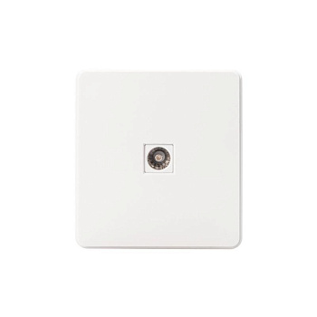 Розетка телевизионная TV СП ROUND MIELE перламутр Kranz KR-78-0723-1