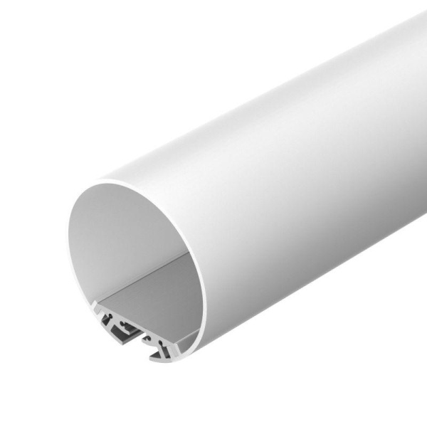 Профиль SL-ROUND-D60-2500 ANOD+OPAL L2500 с экраном алюм. Arlight 020474