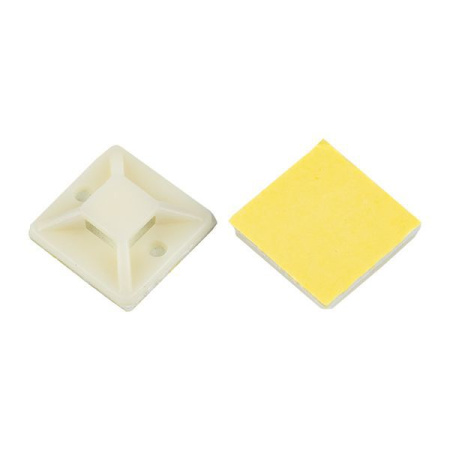 Площадка самоклеящаяся 25х25мм бел. (уп.20шт) PROxima EKF plc-25x25-r