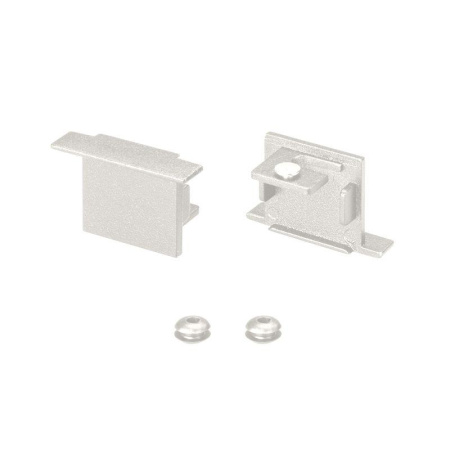 Заглушка SL-LINE-3523 WHITE глухая металл (комплект) Arlight 043123