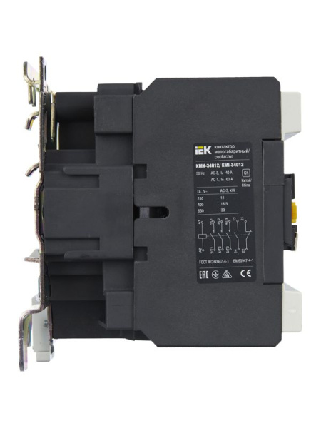 Контактор КМИ-34012 40А 400В/AC3 1НО 1Н3 KARAT IEK KKM31-040-400-11