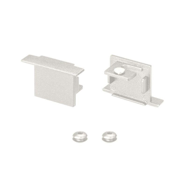 Заглушка SL-LINE-3523 WHITE глухая металл (комплект) Arlight 043123
