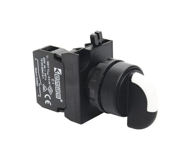Переключатель 0-1 с фиксацией (1НО+1НЗ) EMAS CP102S20