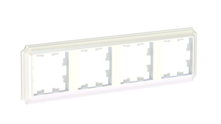 Рамка 4-м AtlasDesign Antique универс. жемчуж. SE ATN100404