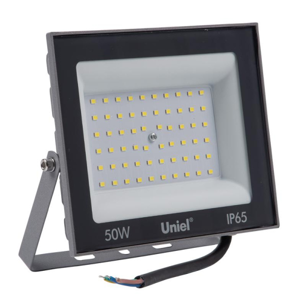Прожектор светодиодный ULF-F23-50W/6500K IP65 160-240В GREY Uniel UL-00011846