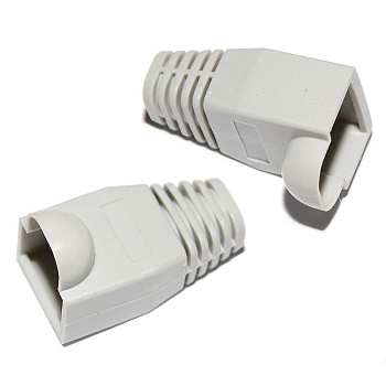 Колпачок изолирующий для разъема RJ-45 PVC сер. (уп.100шт) TOKOV ELECTRIC TKE-IC-RJ45-GR