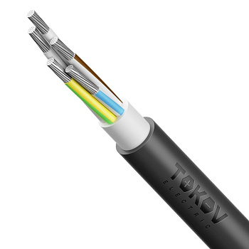 Кабель TOKOV ELECTRIC АВВГнг(А)-LS 5х25 МК (N PE) 0.66кВ (м) 00-00072434