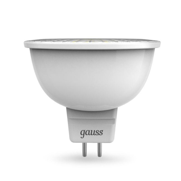 Лампа светодиодная Black 5Вт MR16 софит 4100К нейтр. бел. GU5.3 530лм диммир. GAUSS 101505205-D