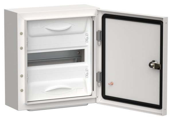 Корпус ЩРн-12 (1х12) TITAN 5 335х310х140 IP54 одна дверь метал. бел. IEK TI5-50-N-012-54