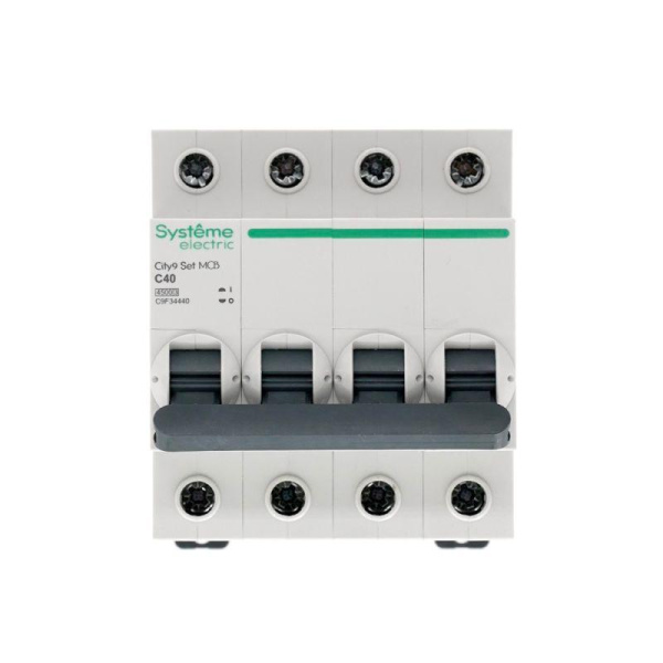 Выключатель автоматический модульный 4п C 40А 4.5кА City9 Set 400В SE C9F34440